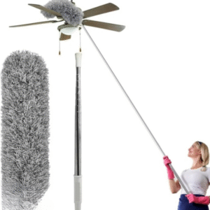 Extendable Telescope Microfiber Duster Long Handle For Cleaning Dust, Dirt And Stains Fan duster high quality