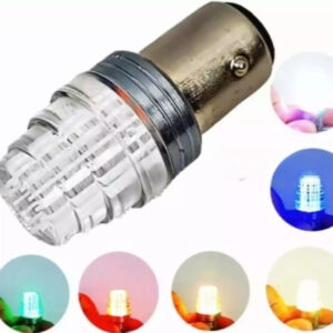 1 Pc LED Bike Back Light Flasher Bulb | Motorcycle Back Light Flasher Bulb | Multi color lights Flasher for bike
