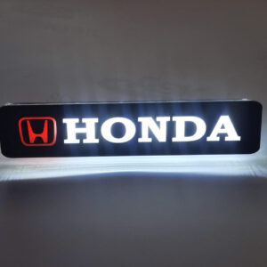 Glowing Monogram For Motorcycle Car Universal 12 Volt | Best Quality Monogram | Sleek and Elegent Design