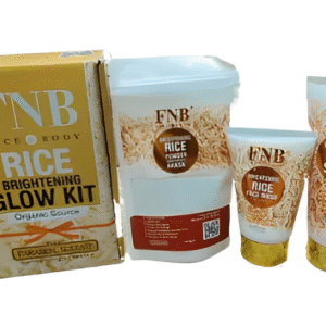 FNB Rice [3 in 1] Whitening Brightening Glow Kit | Home Facial For Best Skin for Girls and Women