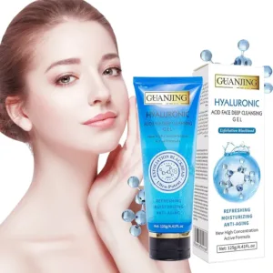 Guanjing Hyaluronic Acid Face Deep Cleansing Gel | Best Quality Gel For All Types Of Skin | Oil Control & Hydration - 125gram