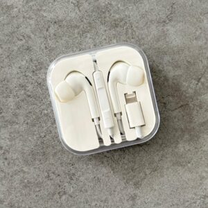 Apple Ear Headphones Wired Earphone for iPhone Microphone Ear Phone - Hands-Free | Handsfree For Mobile Phone - Without Box - Random Color