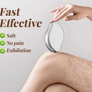 Magic Crystal Hair Remover Bleame Crystal Hair Eraser – Painless Exfoliation Hair Removal Tool For Arms Legs Back (random color)