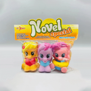 Unicorn Toys | Unicorn Chuchu Set For Kids | Unicorn Chuchu Toys For Kids & Babies - Toys For Boy & Girls - 03 pcs - Random Color