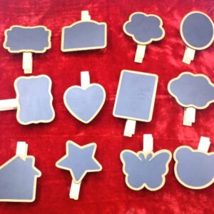 Wooden Chalkboard Packet (12 Pcs)