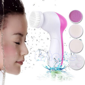 5 in 1 Electric Facial Cleansing Brush Face Wash Brush Body Massager Pore Cleaning Skin Care Tool