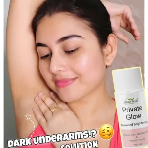 Organa Touch Fresh & Natural Underarm Whitening Cream Private Glow ( Advanced Brightening )