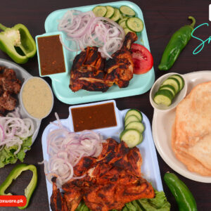 Pack of 2 - Maxware Household Square Snack Plate (Random Color)