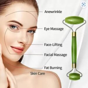 jade roller single plastic Facial Roller Manual Massage For Women