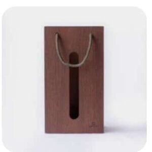 Wooden Wall Hanging Tissue Box (Random Color)