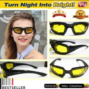 HD Vision Anti Glare Wrap Around Night Vision Glasses