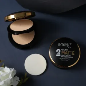 Emelie 2 in 1 Matte Pressed Powder
