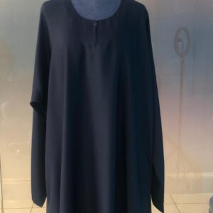 Plain Nida Fabric Abaya Maxi & Front Open