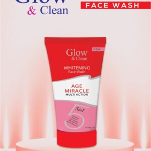 Glow and Clean Age Miracle Face Wash – Instant Brightening and Anti-Aging Cleanser for Radiant Skin, 120ML Deep Cleansing Formula with Visible Results