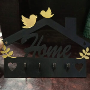 home Key holder6×7 inch size Wooden material