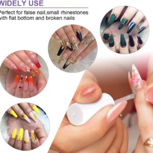 Nail Glue Strong Glue for Nail Polish, Soft Adhesive Nails, No Damage to Nails and Cuticles