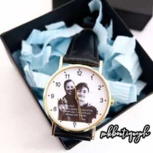 Customize Watch With Box( Picture & Name )