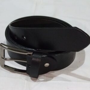 Buffalo Black Leather Plane Belt