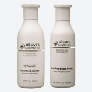 Becute skin polish set - Becute Bleach Powder &  Facial Blonde Activator