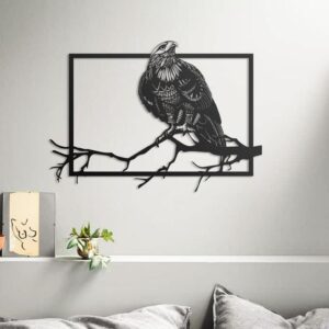 Eagle art wall hanging decoration