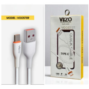 Vooster 65W Type-C Fast Charging Cable | Best Quality Type C Charging Cable For Mobile Phone | Cable For Charging 