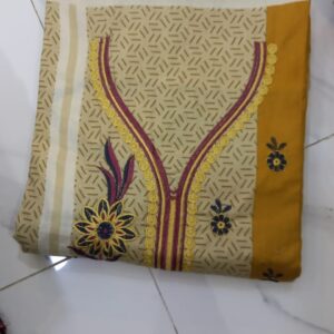 3 Pc Unstitched Lawn Suit (Replica)