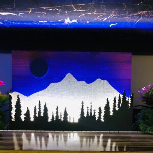 3D Wooden Wall Hanging LED Decoration