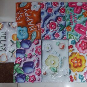 3D Cartoon Printing Diatom Mud Cushion Antislip Water Absorbent Foot Pad Diatomaceous Earth Foot Mat For Bathroom - (Random Design) - Size 15×23 inches