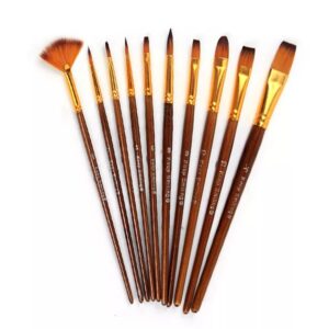 10Pcs Multi Shapes Brush