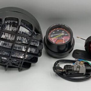 Cafe racer style package for motorcycle universal Head light  Back light Meter Alter switch