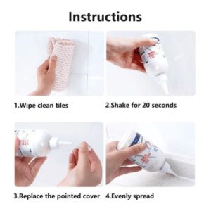 Tile Reform Glue Tiles Gap Filler Agent | Waterproof Grout Sealant Adhesive Adhesive