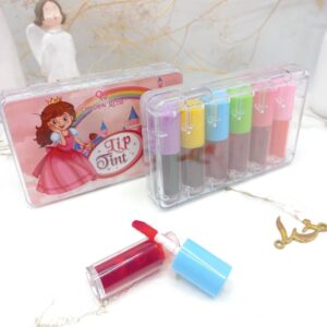 Pack of 6  Mini Lip Tints – Vibrant, Long-Lasting Color