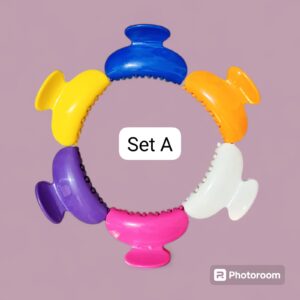 (Pack Of 6) Finest Quality Hair Catchers Girls and Women (random color)