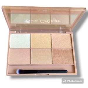 Face Collage Glow Face Highlighter Palette  By KLEARN COLOR Brand. (Imported),
