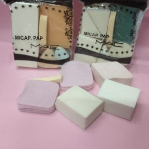 pack of 12 Mac Tukri puff Make up Sponges  (Random Color)