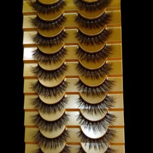 (10 PACK) EYELASHES XT08