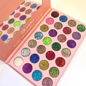 NUDE Glitter  28 Color eyeshadow palette ( Imported )