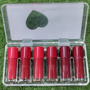 Pack of 6 Romantic Empire Love High Pigment Lipgloss