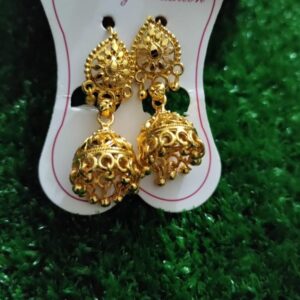 1 Pair Golden antique jhumke