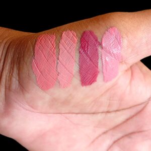 Pack of 4 - 3Q Beauty MATTE VIVED Waterproof Lipgloss