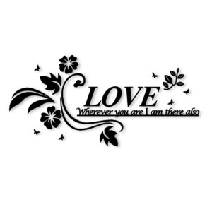 Love quotewall art Wall Art |  Wall Decor  Wall frame I Wall frame for bedroom I   black color