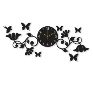  New Beautiful butterfly clock | clock Style Modern Design Decoration Quartz