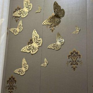 Golden Mirron Butterfly  Home Wall art