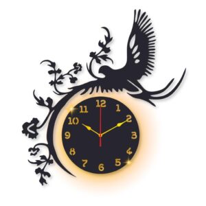 Eagle clock with light DIY clock
