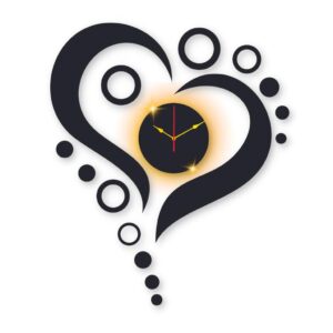 heart Ring with light DIY clock