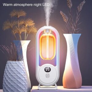 Wall Mounted Essential Oil Diffuser Rechargeable Timed Spray Digital Display Air Freshener