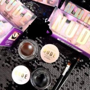 2 in 1 eyebrow gel with 2 brush