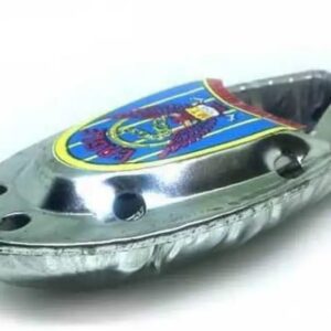 5 Pcs Set - Water Candle Boat Alloy Tin Metal Toy For Kids Boys and Girls - Bath Baby Toy Swimming Fun Toys - PoP PoP Sound