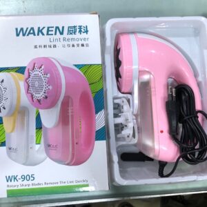 Waken WK-905 Portable Lint Remover Rechargeable With Extra Blade USB Portable Clothes Shaver for Fluff Pilling Fabric Shaver Lint Remover