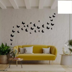 (pack of 30)  3D Wooden Butterfly  Wooden Wall Decoration Items for Home, Bedrooms Inspire Kids and Look Decent